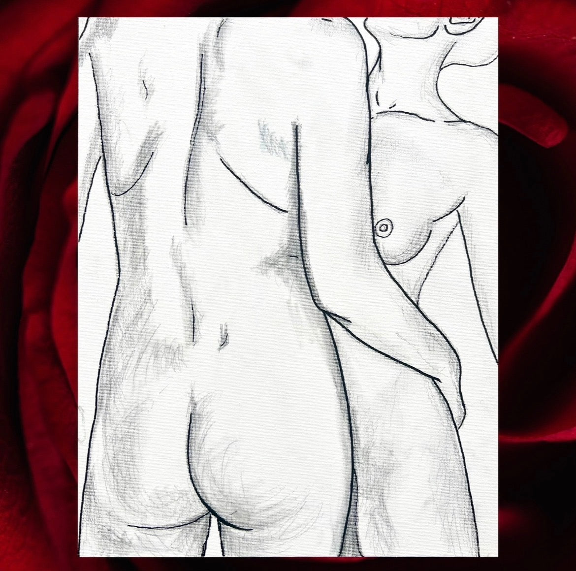 Couples Dual Pose - Canvas Only