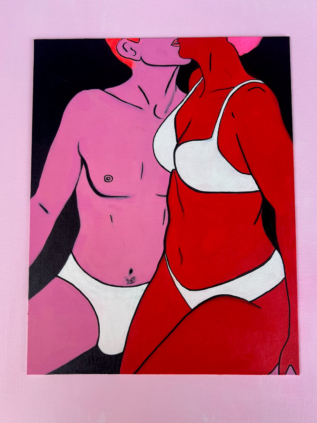 Couples Dual Pose - Canvas Only